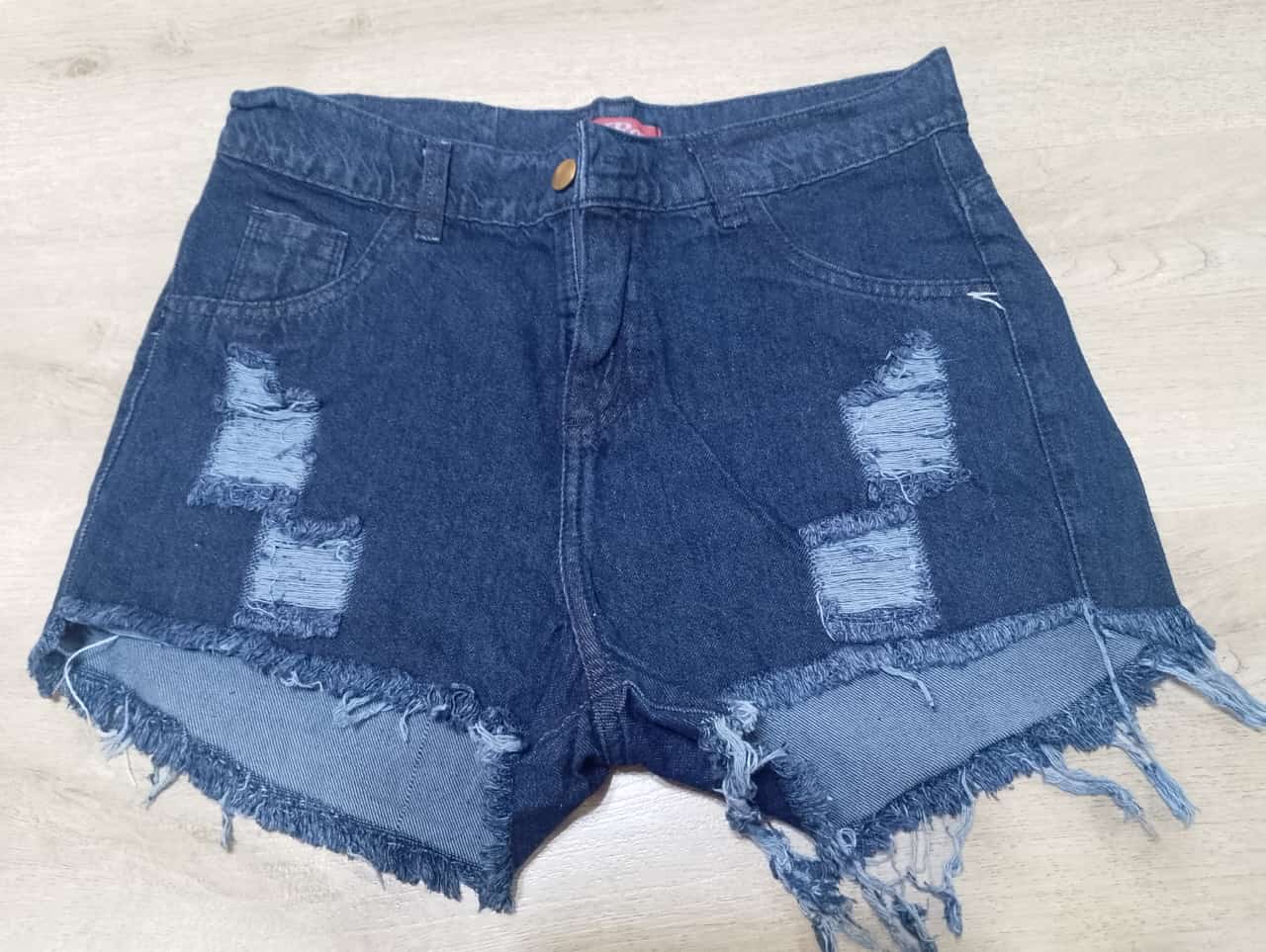 short jean azul